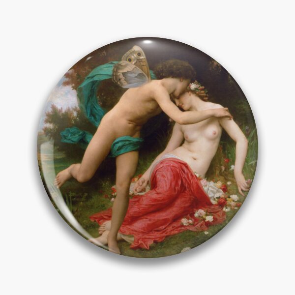 Artikelvorschau, Flora und Zephyr von William-Adolphe Bouguereau, Französisch, 1875 entworfen und verkauft von Shapes-Mania.