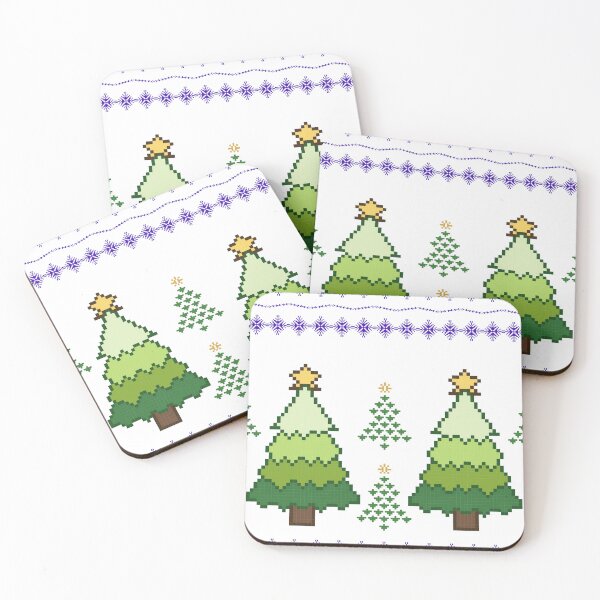 Item preview, Pixel Christmas Pattern 2026 designed and sold by DualEnergy.