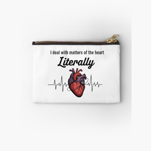 Item preview, I Deal with Matters of the Heart Literally – Funny Cardiovascular Perfusionist & Medical  designed and sold by CuteDesignables.