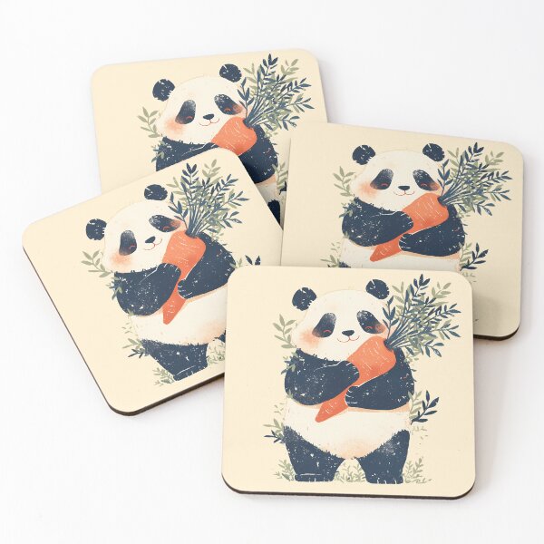 Item preview, Panda with Carrot designed and sold by WoollenLlama.
