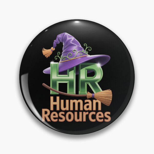 Item preview, HR Witch Human Resources Pumpkin Halloween designed and sold by TrinaEspinoza.