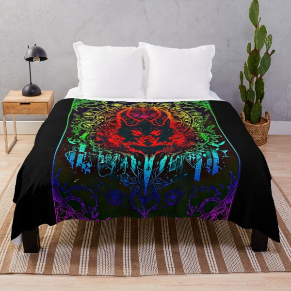 Item preview, Neon Spectrum Wolf Head – Psychedelic Occult Symbolism designed and sold by Neer arts.