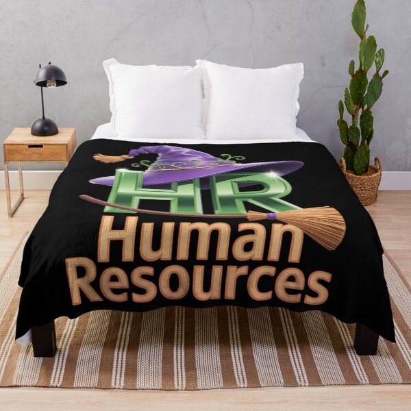 Item preview, HR Witch Human Resources Pumpkin Halloween designed and sold by TrinaEspinoza.