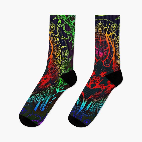 Item preview, Neon Spectrum Wolf Head – Psychedelic Occult Symbolism designed and sold by Neer arts.