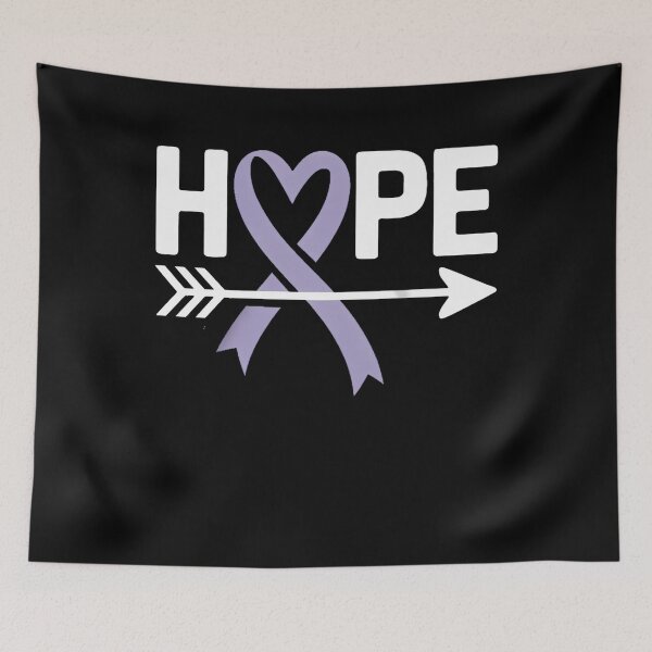 Item preview, Hope Alzheimer Ribbon Alzheimer Disease Awareness  designed and sold by TrinaEspinoza.