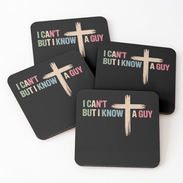 Item preview, I Can't But I Know A Guy Jesus Cross Funny Christian designed and sold by TrinaEspinoza.
