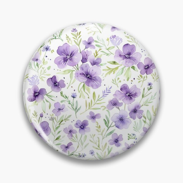 Item preview, Small Purple Flower Pattern designed and sold by CoolPixels.