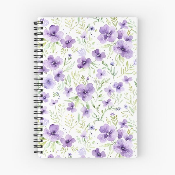 Item preview, Small Purple Flower Pattern designed and sold by CoolPixels.
