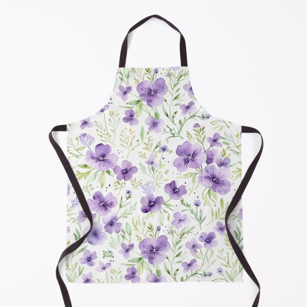 Item preview, Small Purple Flower Pattern designed and sold by CoolPixels.