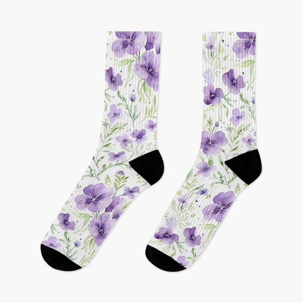 Item preview, Small Purple Flower Pattern designed and sold by CoolPixels.