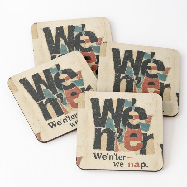 Item preview, Found-Paper Aesthetic: Motto for Cozy Winter Hibernation designed and sold by SplashTastic.