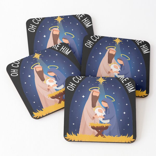 Item preview, him merry christmas let come vintage us adore funny classic o retro designed and sold by MelissaroBoxley.