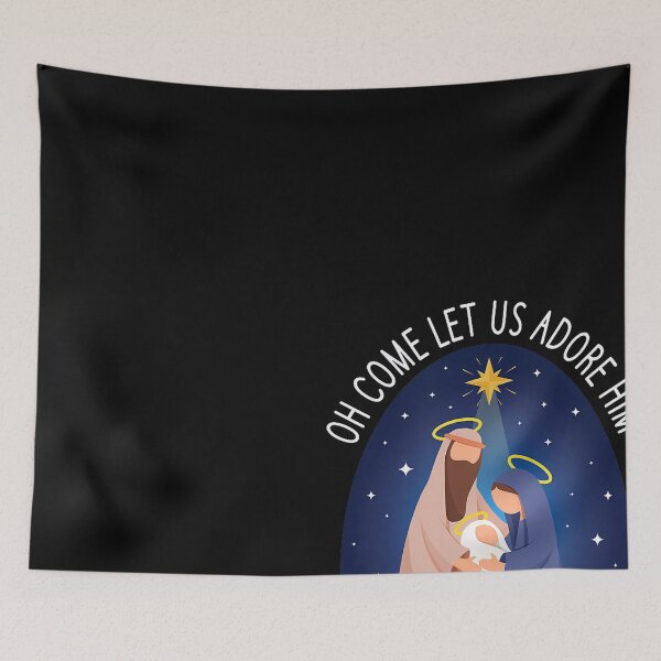 Item preview, him merry christmas let come vintage us adore funny classic o retro designed and sold by MelissaroBoxley.
