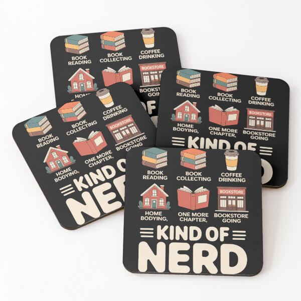 Item preview, I'm The Kind Of Nerd Book Reading Coffee Drinking designed and sold by TrinaEspinoza.