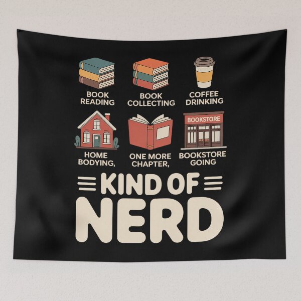 Item preview, I'm The Kind Of Nerd Book Reading Coffee Drinking designed and sold by TrinaEspinoza.