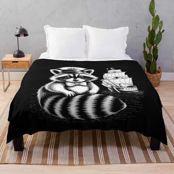 Item preview, Funny Sarcastic Raccoon Run a Tight shipreck designed and sold by petrichorsworld.