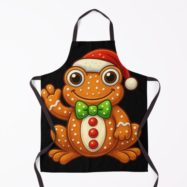 Item preview, Gingerbread Frog Cute Christmas Cookie Funny Frog Santa Hat designed and sold by haitrieuic96.