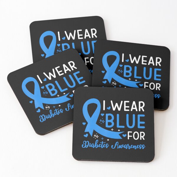 Item preview, I Wear Blue For Diabetes Awareness Diabetic Men Women Kids designed and sold by MatthewConer.