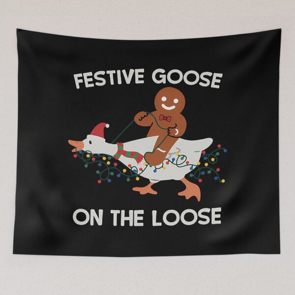 Item preview, Funny The Xmas Loose On Silly Festive Goose Quote Goose designed and sold by Rackaam777Art.