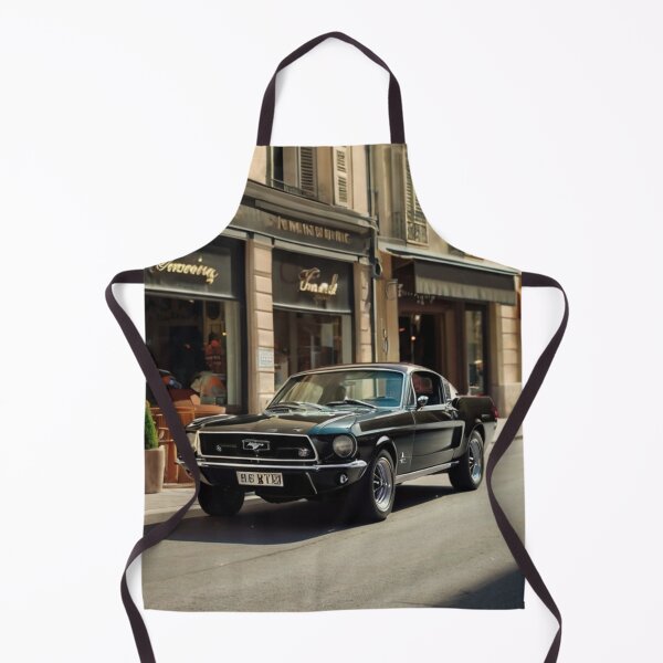 Item preview, Black Legend, Vintage 1965 Ford Mustang on the City Street designed and sold by BlareBlare.