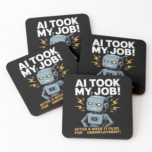 Item preview, Funny Saying AI Took My Job Robot Filed Unemployment Life designed and sold by petrichorsworld.