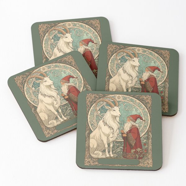 Item preview, Julbocken Yule Goat And Jultomten Scandinavian Mythology designed and sold by taiche.