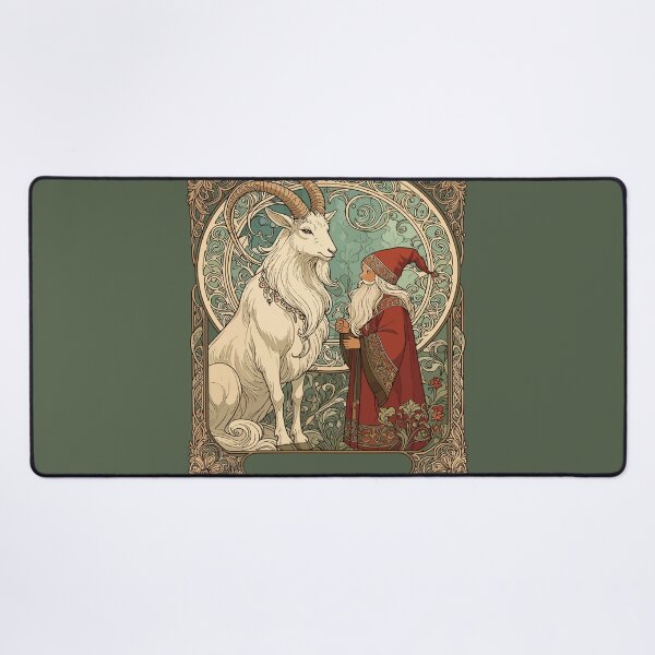 Item preview, Julbocken Yule Goat And Jultomten Scandinavian Mythology designed and sold by taiche.