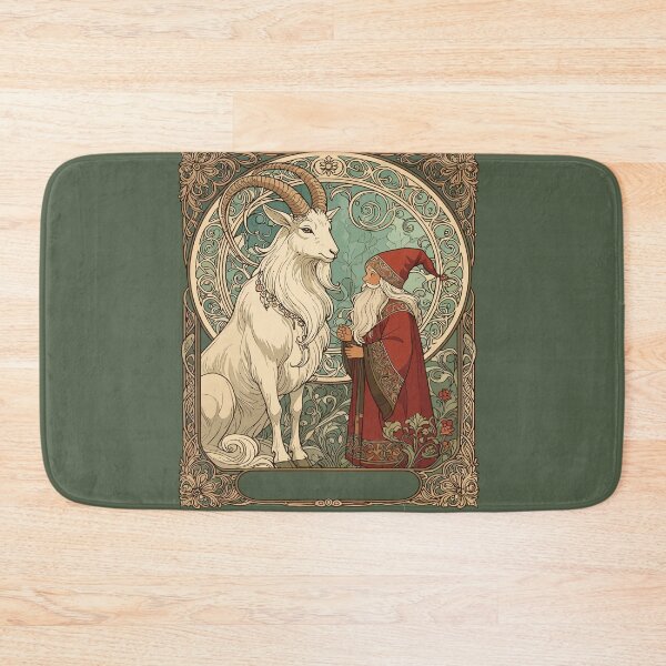 Item preview, Julbocken Yule Goat And Jultomten Scandinavian Mythology designed and sold by taiche.