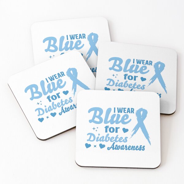Item preview, I Wear Blue For Diabetes Awareness Diabetic Support Ribbon designed and sold by MatthewConer.