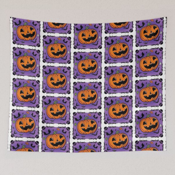 Item preview, Skull Frame Jack O Lantern with Bats designed and sold by 2CRE8IVE4925.
