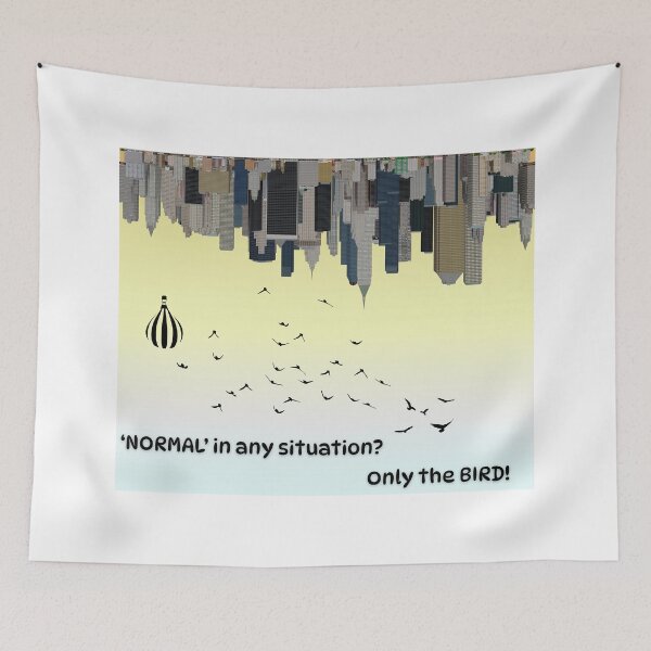 Item preview, Only the Bird Stays Normal designed and sold by GreenPeony.