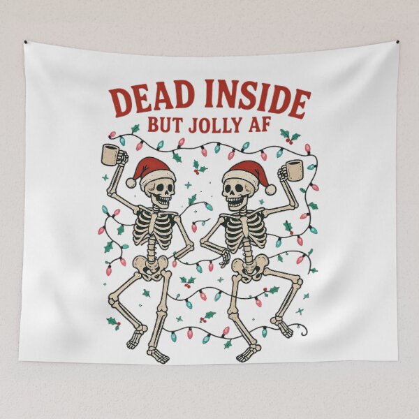 Item preview, Classic Inside Essential Af Jolly Dead But Christmas Vintage Retro designed and sold by SmithWSTaRR.
