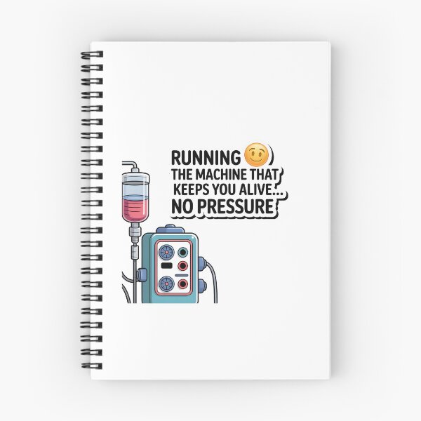 Item preview, Running the Machine That Keeps You Alive… No Pressure – Funny Cardiovascular Perfusionist designed and sold by CuteDesignables.