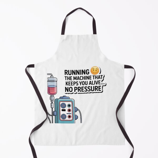 Item preview, Running the Machine That Keeps You Alive… No Pressure – Funny Cardiovascular Perfusionist designed and sold by CuteDesignables.