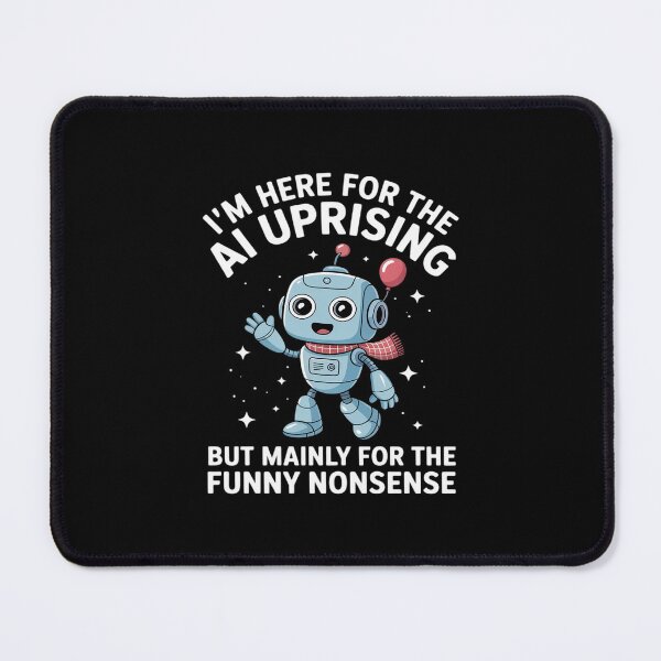Item preview, Funny Saying AI Uprising Mainly Funny Nonsense Robot designed and sold by petrichorsworld.