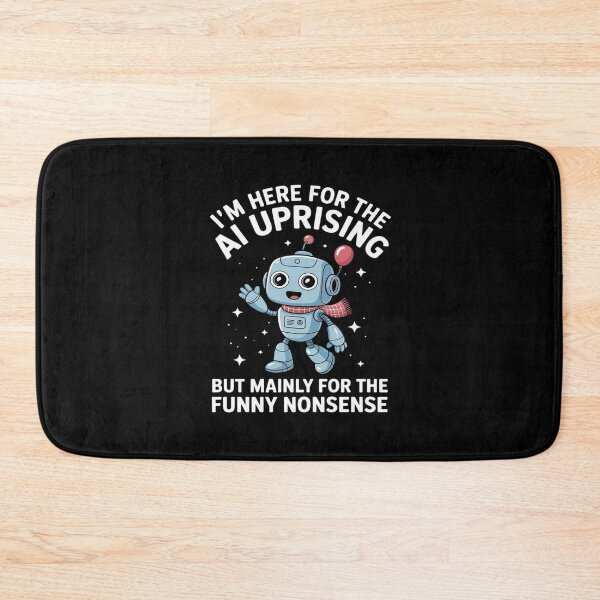 Item preview, Funny Saying AI Uprising Mainly Funny Nonsense Robot designed and sold by petrichorsworld.