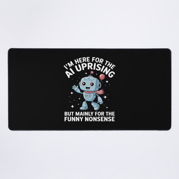 Item preview, Funny Saying AI Uprising Mainly Funny Nonsense Robot designed and sold by petrichorsworld.