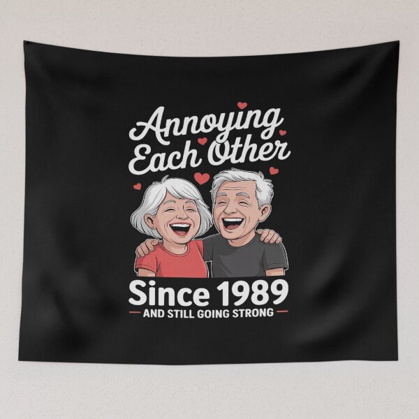 Item preview, Funny Saying Annoying Each Other Since Eighty Nine designed and sold by petrichorsworld.