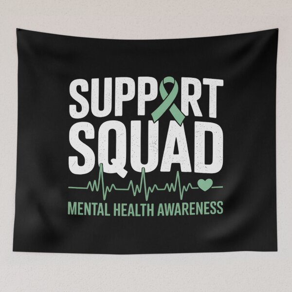 Item preview, Support Squad Mental Health Awareness Motivation designed and sold by TrinaEspinoza.