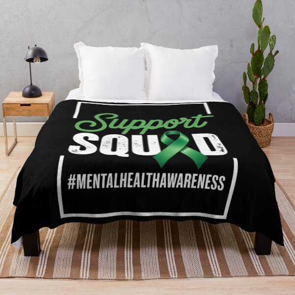 Item preview, Support Squad Sunflower Hair Mental Health Awareness designed and sold by TrinaEspinoza.
