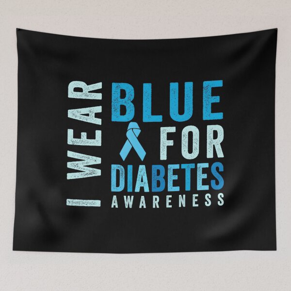 Item preview, I Wear Blue For Diabetes Awareness For Men Women Kids designed and sold by MatthewConer.