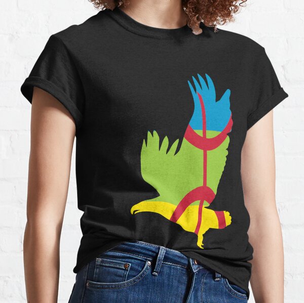 Drapeau amazighe Chemise patriotique de l'aigle T-shirt classique