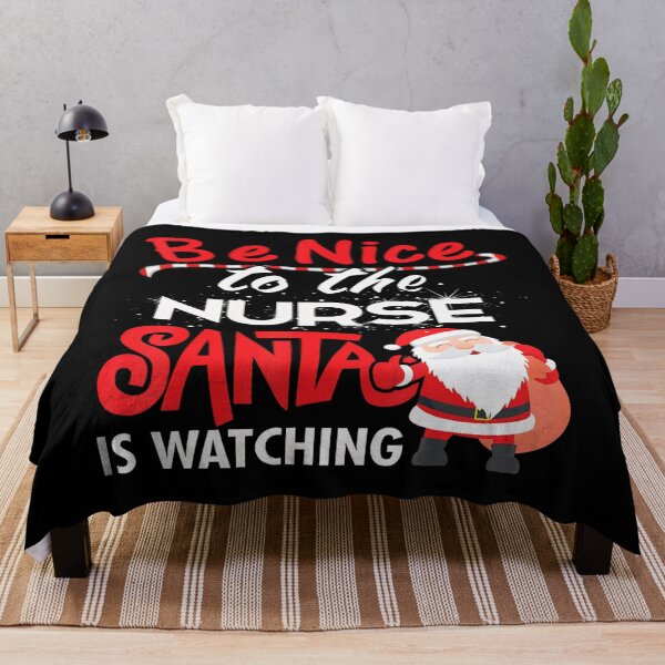 Item preview, is Retro Nurse Nice Vintage Be To Santa Nurse Christmas Watching Classic The designed and sold by FrankyTepper.