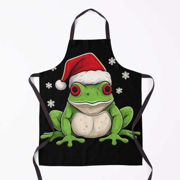 Item preview, Christmas Frog Santa Hat Funny Holiday Cute Red Eyed Tree Frog designed and sold by haitrieuic96.