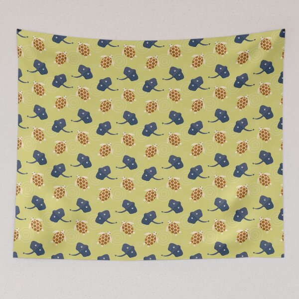 Item preview, Ocean adventures on green designed and sold by reneesillus.