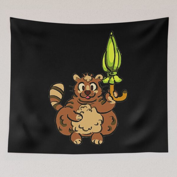 Item preview, Trash Panda With Magic Flying Umbrella Stardew designed and sold by Dorisate.