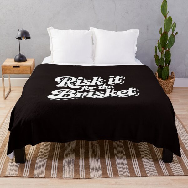 Item preview, Funny Saying Risk It For The Brisket BBQ designed and sold by KingsLife1994.
