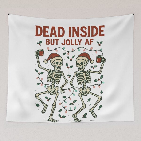 Item preview, Dead Essential Christmas Vintage Classic Af Jolly But Inside Retro designed and sold by SmithWSTaRR.