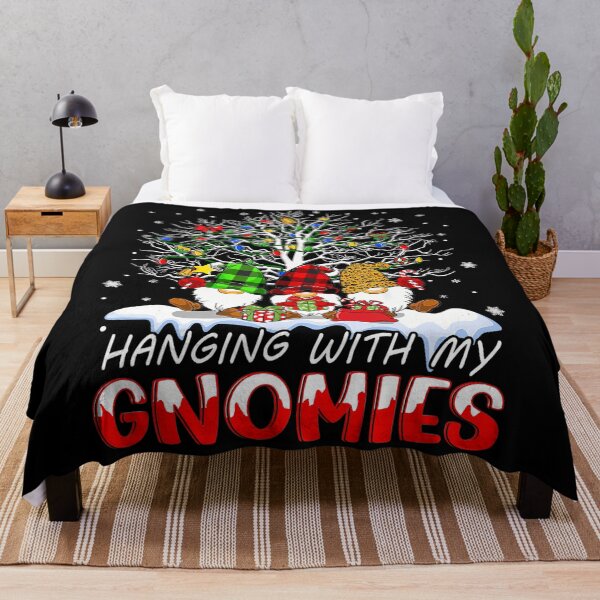 Item preview, Holiday With Vintage Hangin My Gnomies Funny Happy Quote designed and sold by Rackaam777Art.