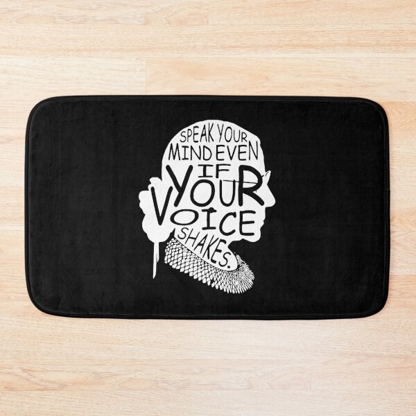 Item preview, Ruth Bader Ginsburg Bold Voice Outline designed and sold by Ashackenna.